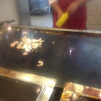 Sarku Japan - My shrimp being cooked - Japanese Near Me - Thousand Oaks, California Sarku Japan - My shrimp being cooked - Japanese Near Me - Thousand Oaks, California