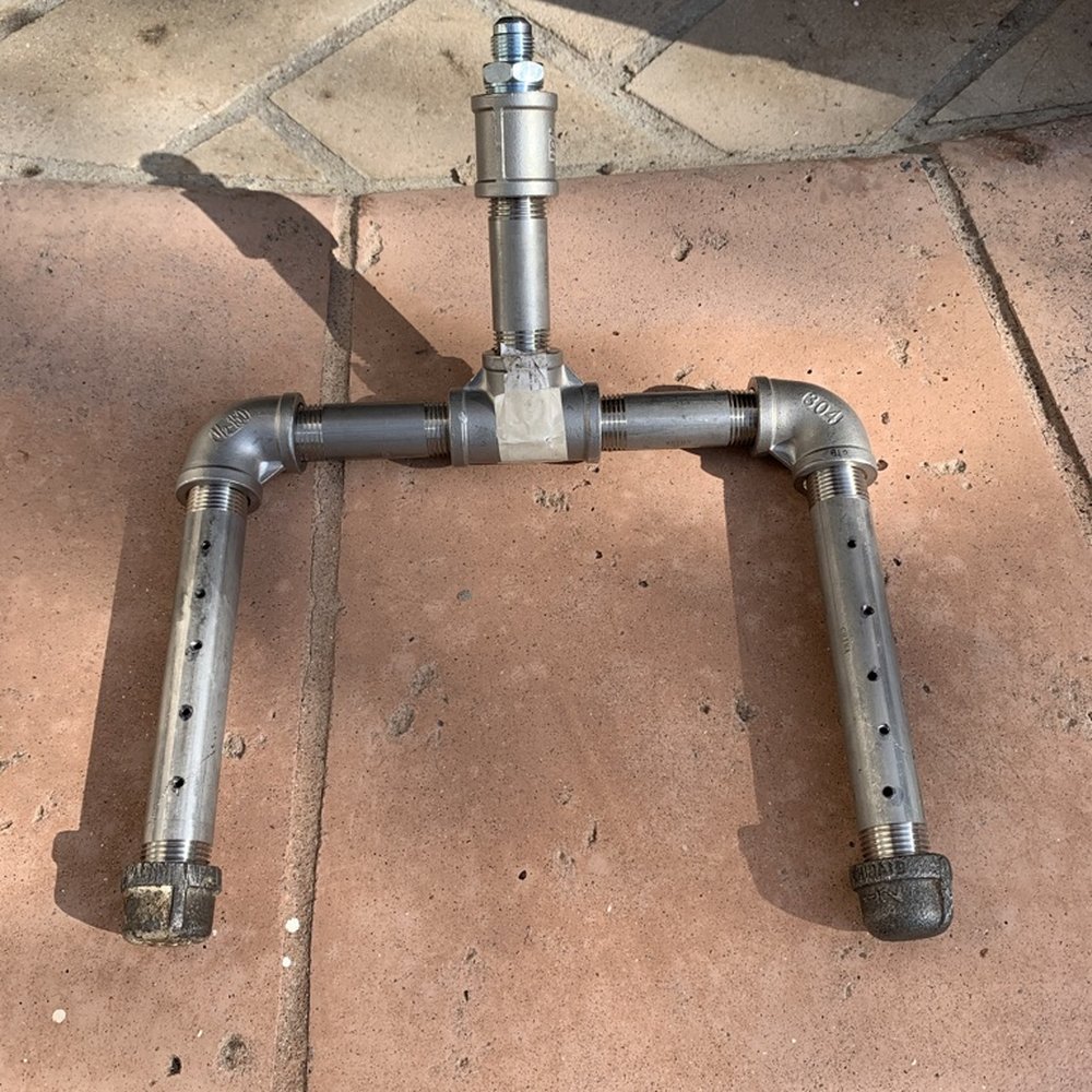 Custom made burner for pizza oven Custom made burner for pizza oven