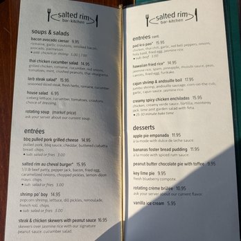 Salted Rim Bar & Kitchen - Menu - Cocktail Bars Near Me - University Place, Washington Salted Rim Bar & Kitchen - Menu - Cocktail Bars Near Me - University Place, Washington