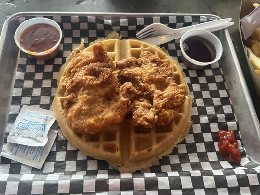 The Dirty Bird Chicken + Waffles by null