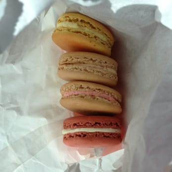 La Tour Cafe - Red velvet, guava, strawberry, mango macaroons - Cafes Near Me - Honolulu, Hawaii