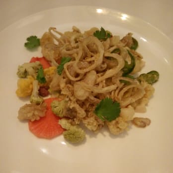 Twenty Eight - Calamari. Mostly fried sour cabbage and onion. Very small portion - Steakhouses Near Me - Irvine, California Twenty Eight - Calamari. Mostly fried sour cabbage and onion. Very small portion - Steakhouses Near Me - Irvine, California