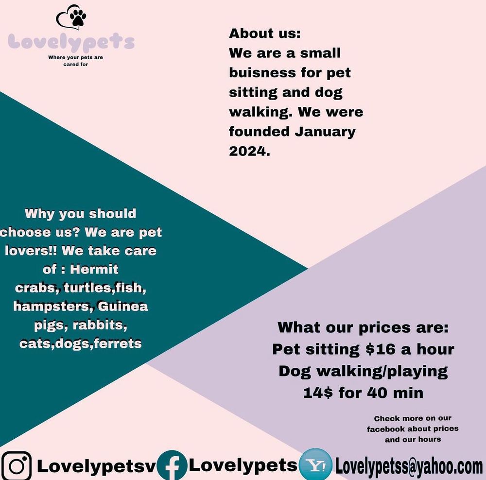 LOVELY PETS Request a Quote Toms River, New Jersey Pet Sitting