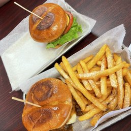 Unk's Bodacious Baked Bean Burger