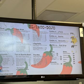 El Taco Dojo - Menu - Mexican Near Me - Clinton Township, Michigan