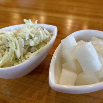Noori Chicken - Slaw & pickled daikon salad.. each so good! - Chicken Wings Near Me - Grand Rapids, Michigan Noori Chicken - Slaw & pickled daikon salad.. each so good! - Chicken Wings Near Me - Grand Rapids, Michigan
