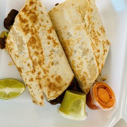taqueria la coyota #3 - Steak burrito w/ onions
