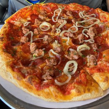 Bob's Pizza - Sausage Pizza (added Pepperoni) - Pizza Near Me - Chicago, Illinois Bob's Pizza - Sausage Pizza (added Pepperoni) - Pizza Near Me - Chicago, Illinois