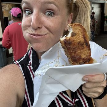 Wurstfest - Me enjoying a pork chop on a stick! - Festivals Near Me - New Braunfels, Texas Wurstfest - Me enjoying a pork chop on a stick! - Festivals Near Me - New Braunfels, Texas