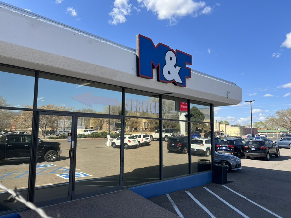 M & F AUTO SALES Updated August 2024 Request a Quote 6012 Academy