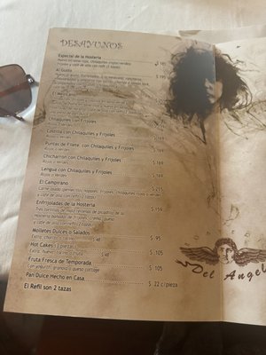 Menu photo 1 Hostería del Ángel Zapopan, JAL Menu photo 1 Hostería del Ángel Zapopan, JAL