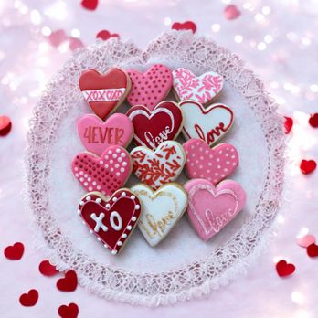 Randazzo’s Pastries - Treat your loved ones to our delectable Valentine's Day hand decorated sugar cookies! Baked with care and premium ingredients. - Bakeries Near Me Randazzo’s Pastries - Treat your loved ones to our delectable Valentine's Day hand decorated sugar cookies! Baked with care and premium ingredients. - Bakeries Near Me