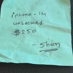 Mobile Care - Written buyback offer provided by the store employee after inspecting my phone.