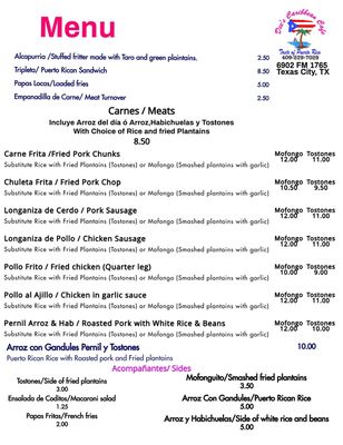 Menu photo 3 Dee’s Caribbean Cafe Texas City, TX Menu photo 3 Dee’s Caribbean Cafe Texas City, TX