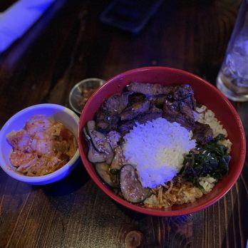 Three Muses - Ms. Moon 's Bulgogi Rice Bowl - Jazz & Blues Near Me - New Orleans, Louisiana Three Muses - Ms. Moon 's Bulgogi Rice Bowl - Jazz & Blues Near Me - New Orleans, Louisiana