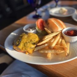 Anthony's Restaurant - Cheeseburger. $19 and pretty fantastic