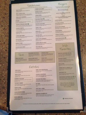 Menu photo 7 Irish Eyes Pub & Restaurant Milton, DE Menu photo 7 Irish Eyes Pub & Restaurant Milton, DE