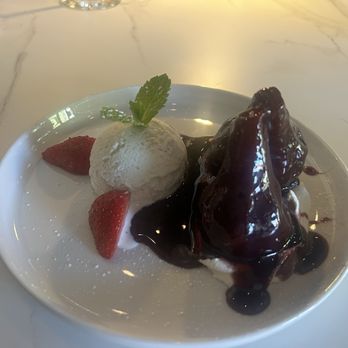 Ambue Restaurant - Fresh Chocolate Pears - Latin American Near Me - Los Angeles, California
