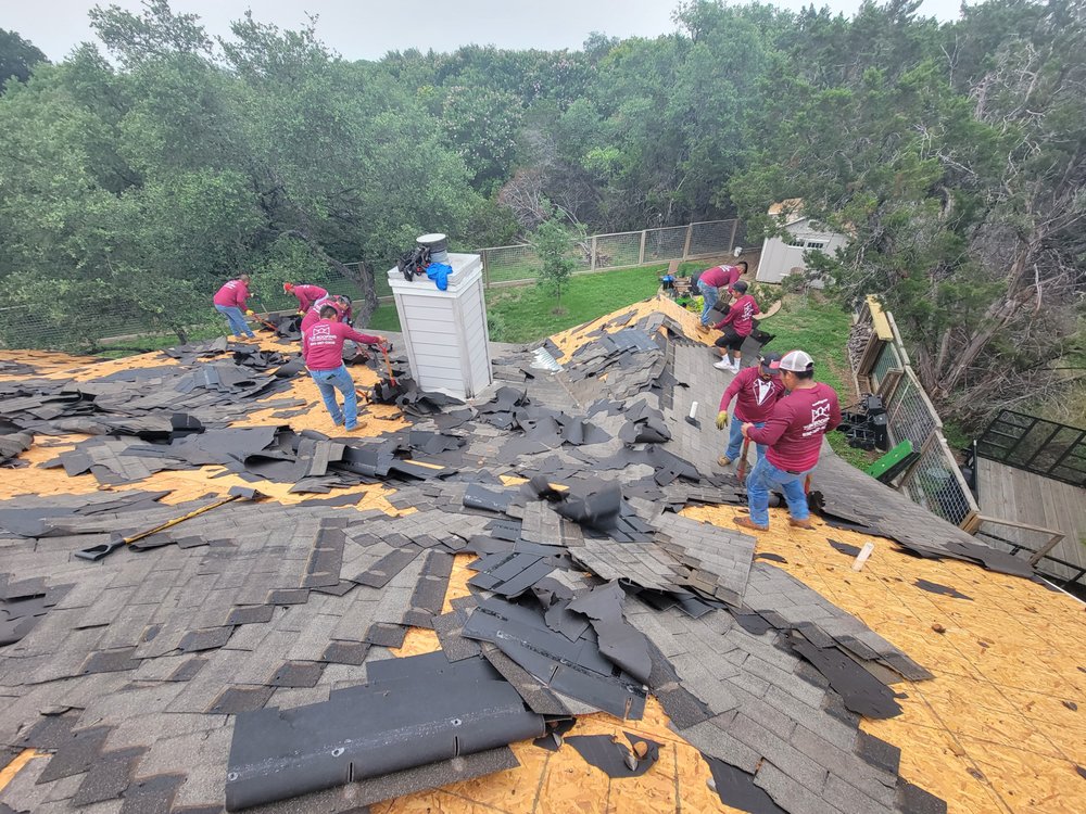 Slide of Tux Roofing