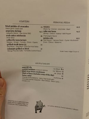 Menu photo 3 The Black Bear Bistro Algonquin, IL