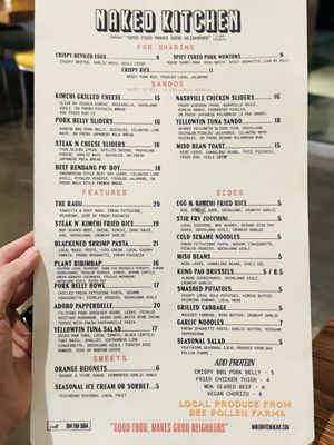 Menu photo 1 Naked Kitchen Jacksonville, FL