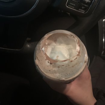 Burger King - Melted whipped cream on my milkshake - Burgers Near Me - Upper Sandusky, Ohio