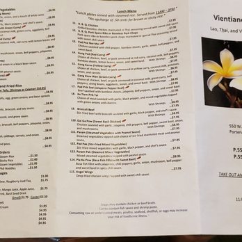 Vientiane Cuisine - Menu - Vietnamese Near Me - Porterville, California