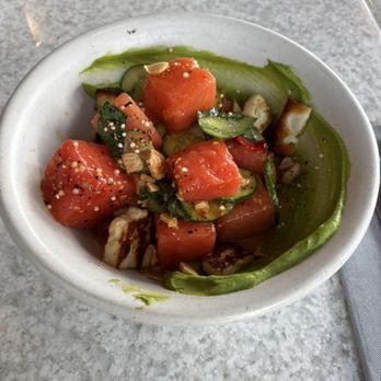 True Food Kitchen - Watermelon & Seared Halloumi Salad, VEG GF - New American Near Me - Scottsdale, Arizona