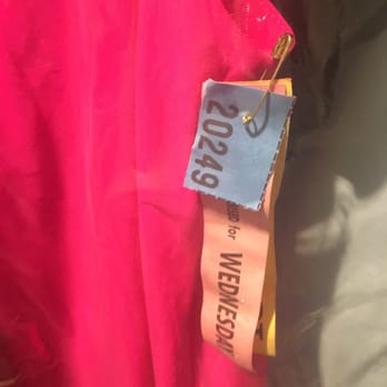 Cleaners LA - Why did they pin a silk dress when there's a tag inside for them to clip on the tags? - Sewing & Alterations Near Me - Los Angeles, California Cleaners LA - Why did they pin a silk dress when there's a tag inside for them to clip on the tags? - Sewing & Alterations Near Me - Los Angeles, California