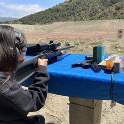 12yo daughter learning gun safety with her Magnum Research .22lr