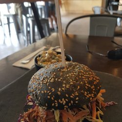 Mansfield Coffee Merchant - Pulled pork burger with slaw