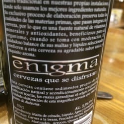 Todo un enigma elaborada en Madrid
