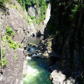 Capilano River Regional Park - Capilano River Park view of dam - Parks Near Me - North Vancouver, British Columbia