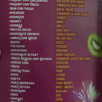 La Michoacana Plus - Bakersfield - Menu - Ice Cream & Frozen Yogurt Near Me - Bakersfield, California La Michoacana Plus - Bakersfield - Menu - Ice Cream & Frozen Yogurt Near Me - Bakersfield, California