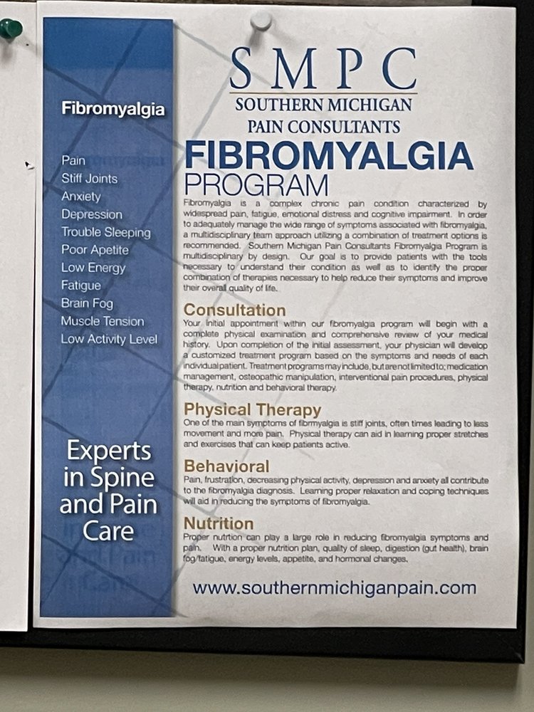 SOUTHERN MICHIGAN PAIN CONSULTANTS Updated June 2024 105 Winston Dr