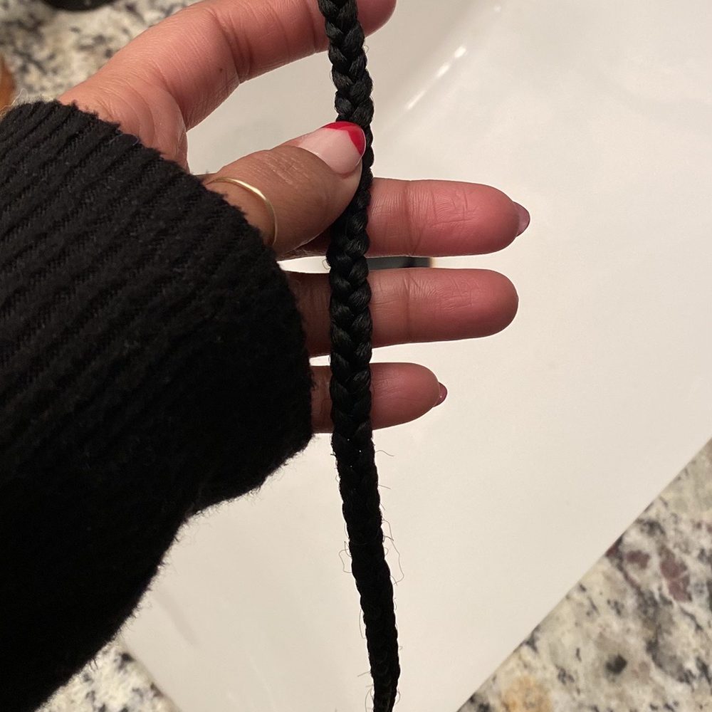 Hair was braided on Wednesday. Braids coming out by Saturday. Hair was braided on Wednesday. Braids coming out by Saturday.