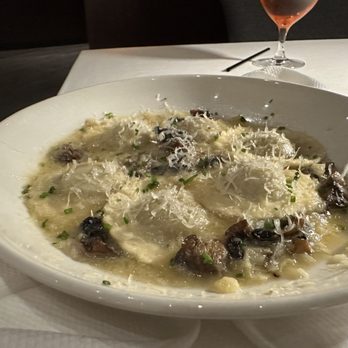 Crossroads Kitchen - Porcini & Cauliflower Ravioli - Vegan Near Me - Las Vegas, Nevada Crossroads Kitchen - Porcini & Cauliflower Ravioli - Vegan Near Me - Las Vegas, Nevada