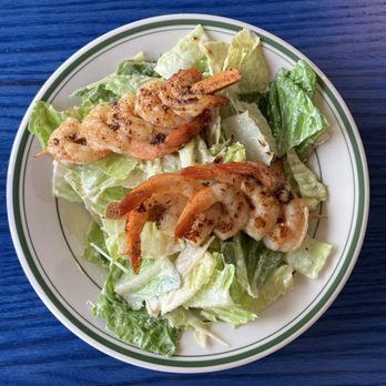 Mo's Seafood & Chowder - Shrimp Skewer Caesar Salad - Seafood Near Me - Florence, Oregon