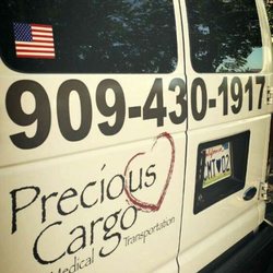 Precious Cargo Medical Transportation - Rear door logo