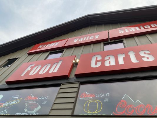 Happy Valley Station food carts by null