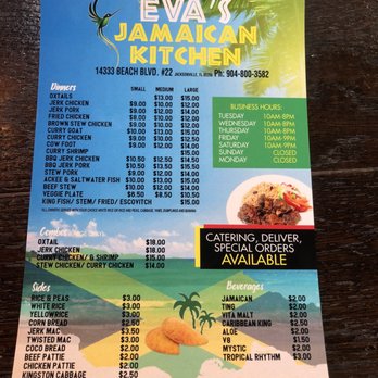 Eva's Jamaican Kitchen - NEW LOCATION - Caribbean Near Me - Jacksonville, Florida Eva's Jamaican Kitchen - NEW LOCATION - Caribbean Near Me - Jacksonville, Florida