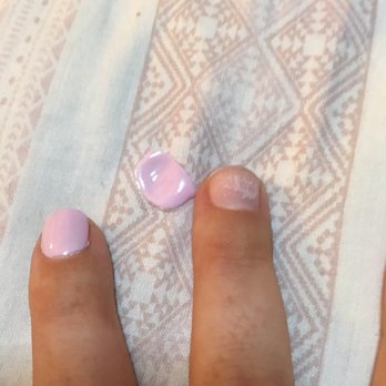 Noire Nail Spa - My middle finger the polish literally peeled off as one solid piece. You can also see how short the nail is bc it broke. - Nail Salons Near Me - Delray Beach, Florida Noire Nail Spa - My middle finger the polish literally peeled off as one solid piece. You can also see how short the nail is bc it broke. - Nail Salons Near Me - Delray Beach, Florida