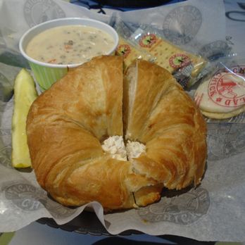 Chicken Salad Chick - Traditional chicken salad on a croissant, chicken with rice soup and extras - Sandwiches Near Me - Herndon, Virginia Chicken Salad Chick - Traditional chicken salad on a croissant, chicken with rice soup and extras - Sandwiches Near Me - Herndon, Virginia