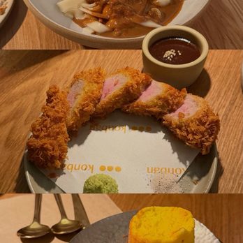 Konban - mazeman, tenderloin katsu, corn ice cream - Izakaya Near Me - New York, New York