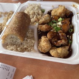 1. Cashew Chicken with Rice