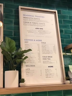 Menu photo 6 Bluestone Lane Theatre District Coffee Shop San Francisco, CA
