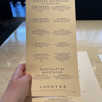 Lucky 32 Southern Kitchen - Menu - New American Near Me - Cary, North Carolina Lucky 32 Southern Kitchen - Menu - New American Near Me - Cary, North Carolina