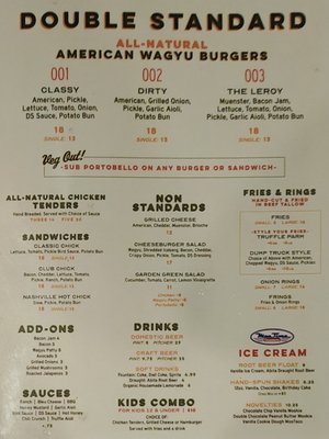 Menu photo 1 Double Standard Coronado, CA Menu photo 1 Double Standard Coronado, CA