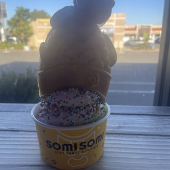 Somisomi - Soft serve and takoyaki in a cup - Desserts Near Me - San Diego, California