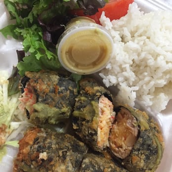 Monarch Seafoods - their salad dressing is AMAZiNG!! - Seafood Near Me - Honolulu, Hawaii